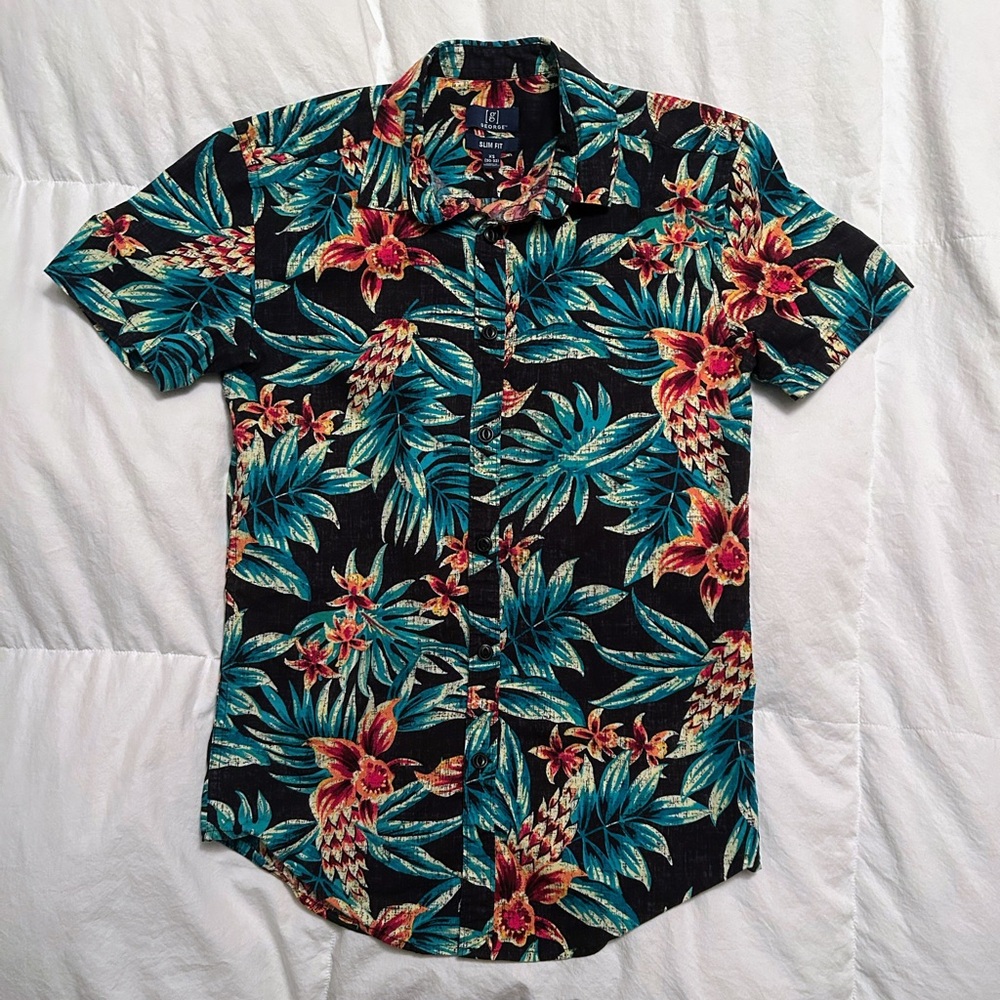Tropical Floral Men's Shirt